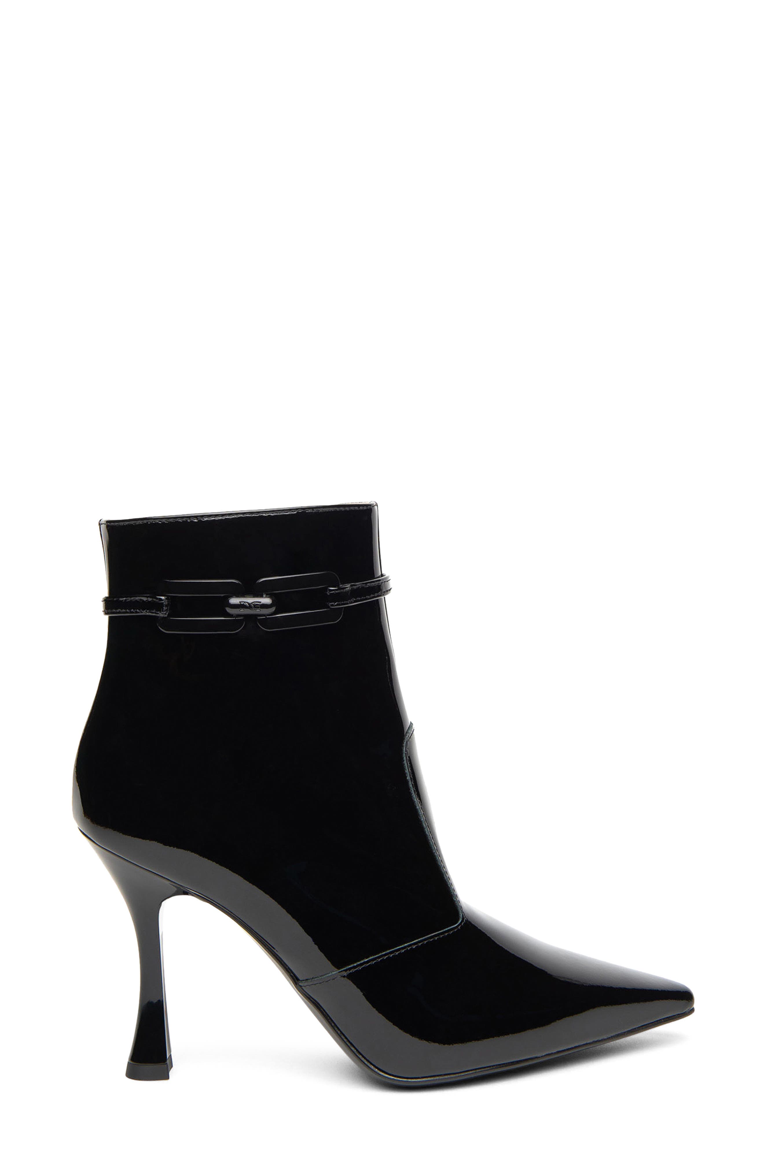 NeroGiardini Pointed Toe Bootie, Alternate, color, Black