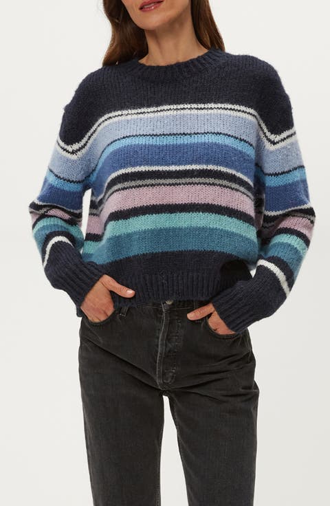 Aura Stripe Crewneck Sweater