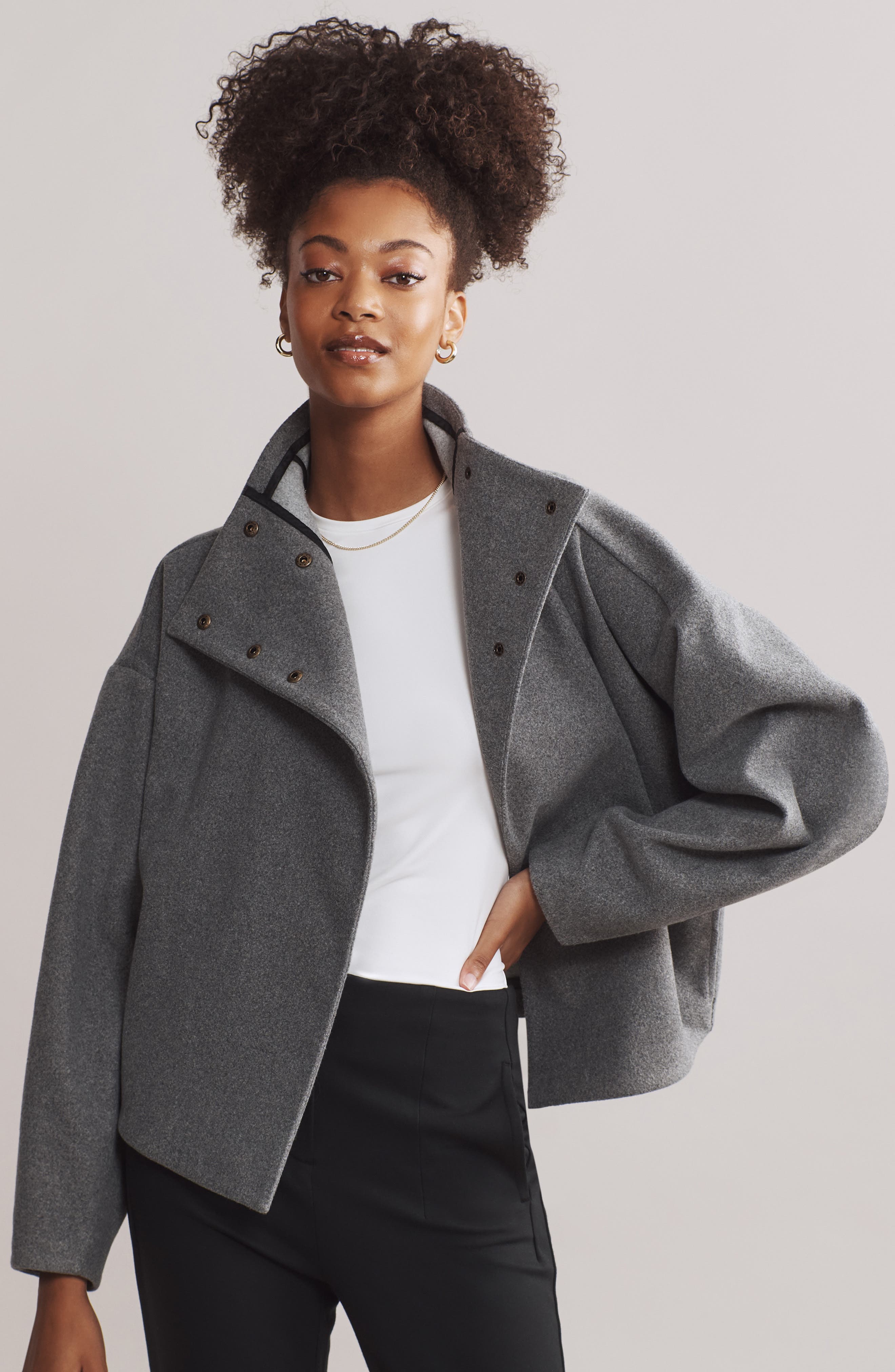 Cocoon Crop Jacket (Women) | Nordstrom
