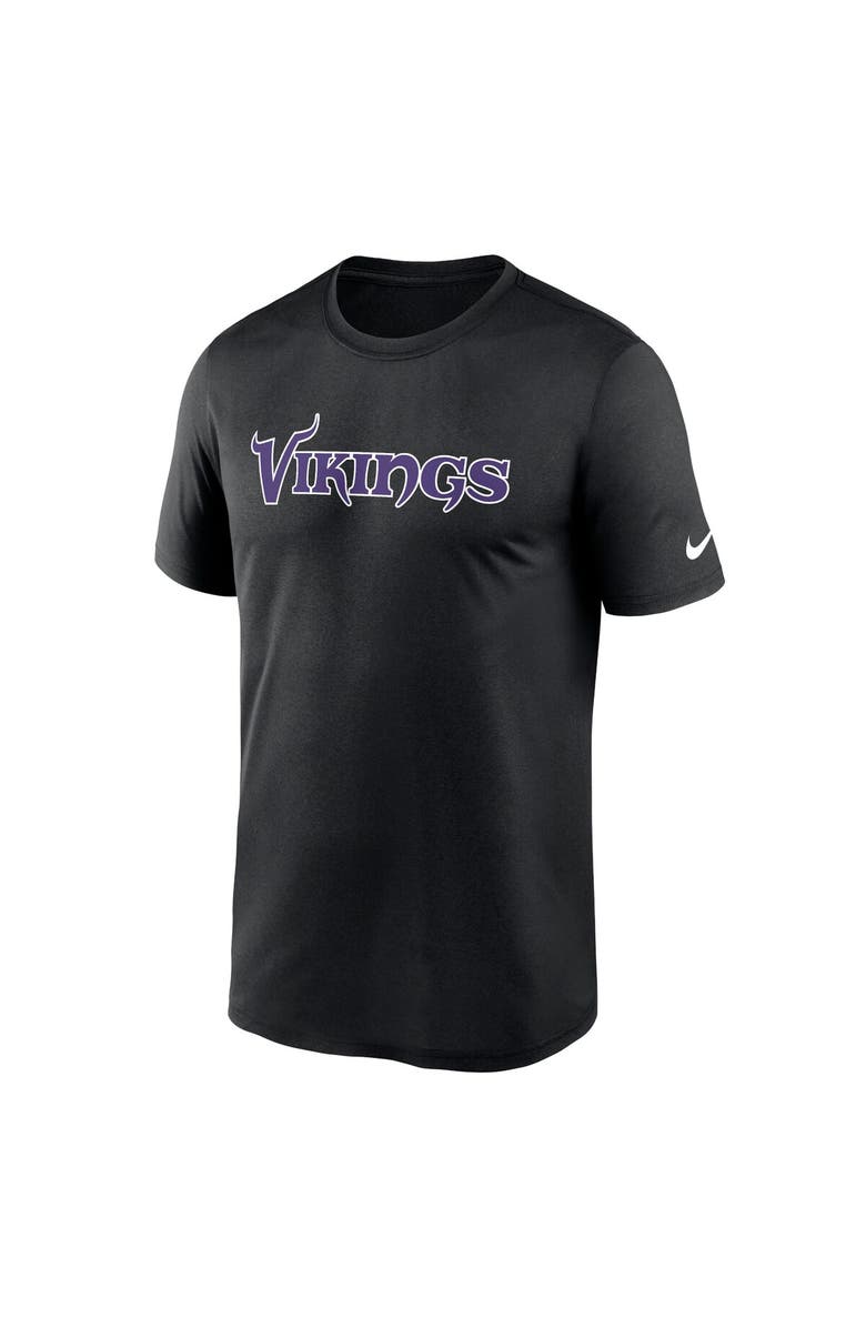 Nike Men's Nike Black Minnesota Vikings Primetime Legend Wordmark Performance T-Shirt, Alternate, color, Black