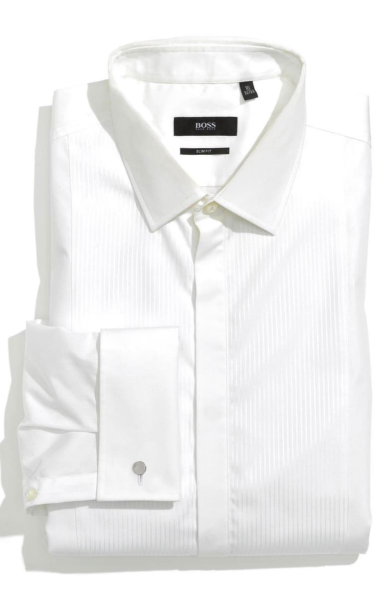 BOSS HUGO BOSS 'Jason' Slim Fit Tuxedo Shirt, Main, color,