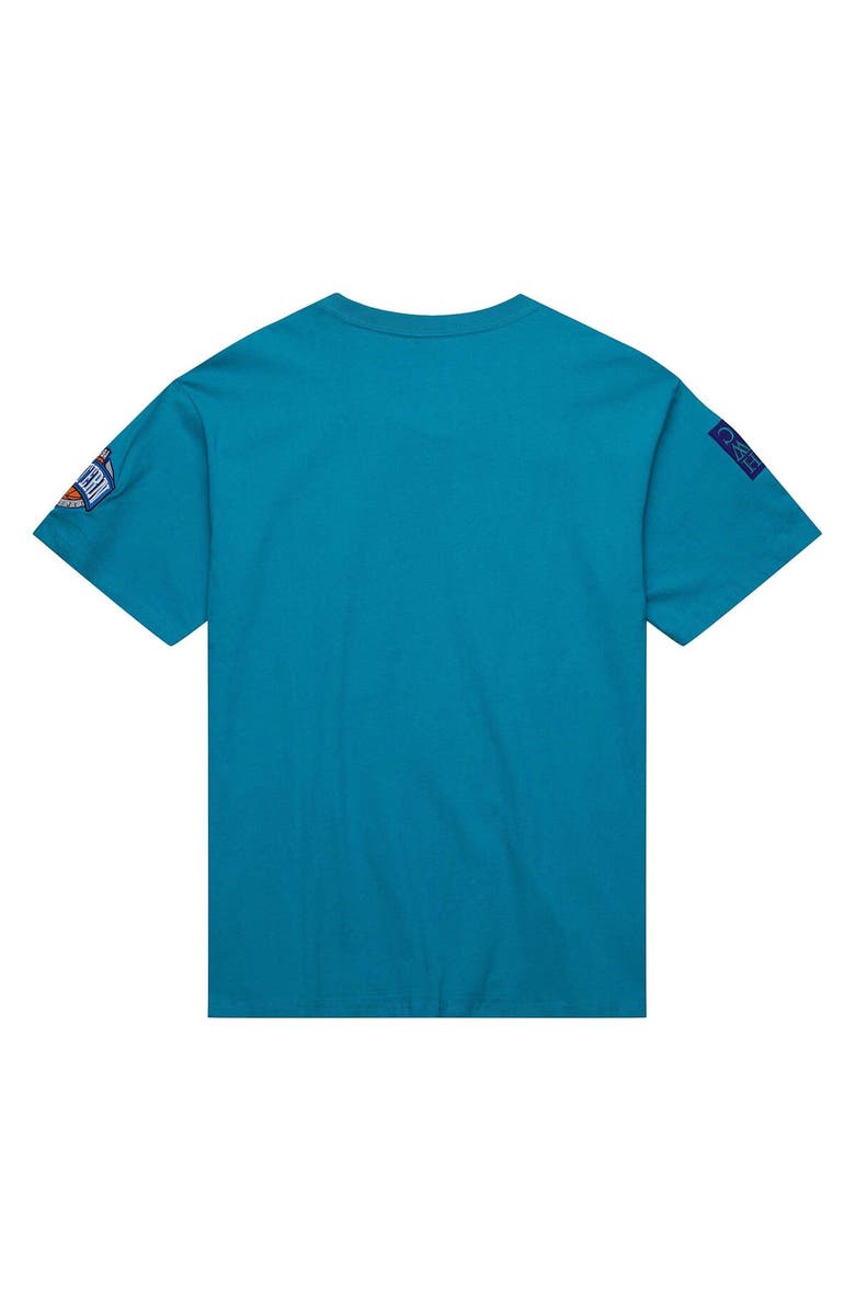 Mitchell & Ness Men's Mitchell & Ness Teal Charlotte Hornets Hardwood Classics Nights Premium T-Shirt, Alternate, color, 