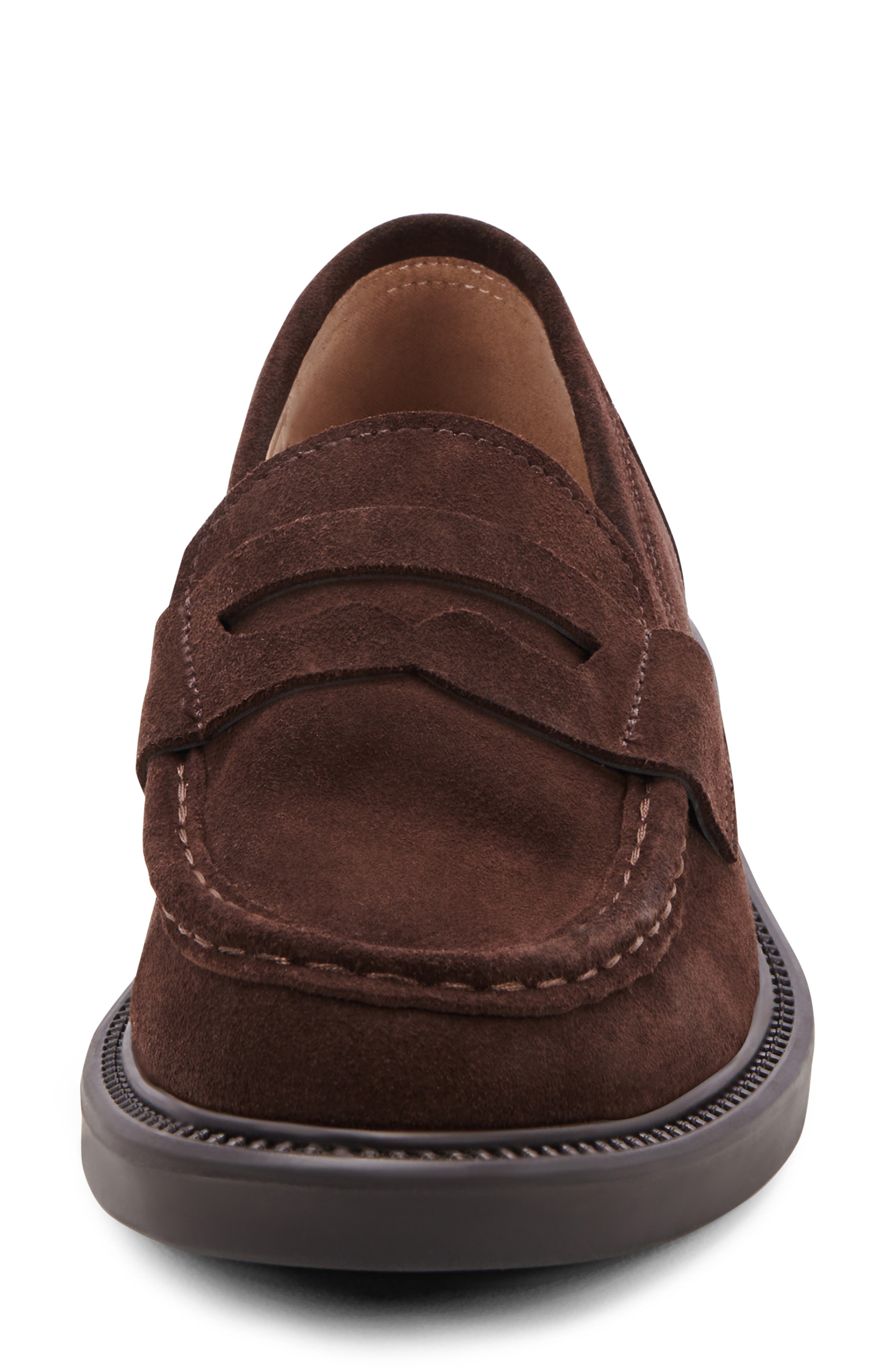 Halo Waterproof Loafer, Alternate, color, CHOCOLATE SUEDE