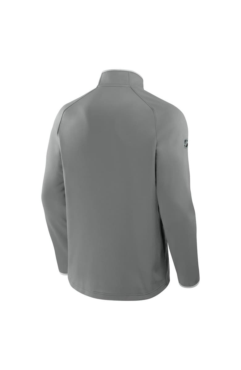 FANATICS Men's Fanatics Gray Tampa Bay Lightning 2025 Stanley Cup Playoffs Authentic Pro Fleece Quarter-Zip Pullover, Alternate, color, 