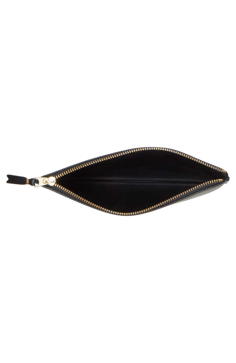 Comme des Garçons Wallets Comme des Garçons Huge Logo Large Zip Pouch, Alternate, color, 