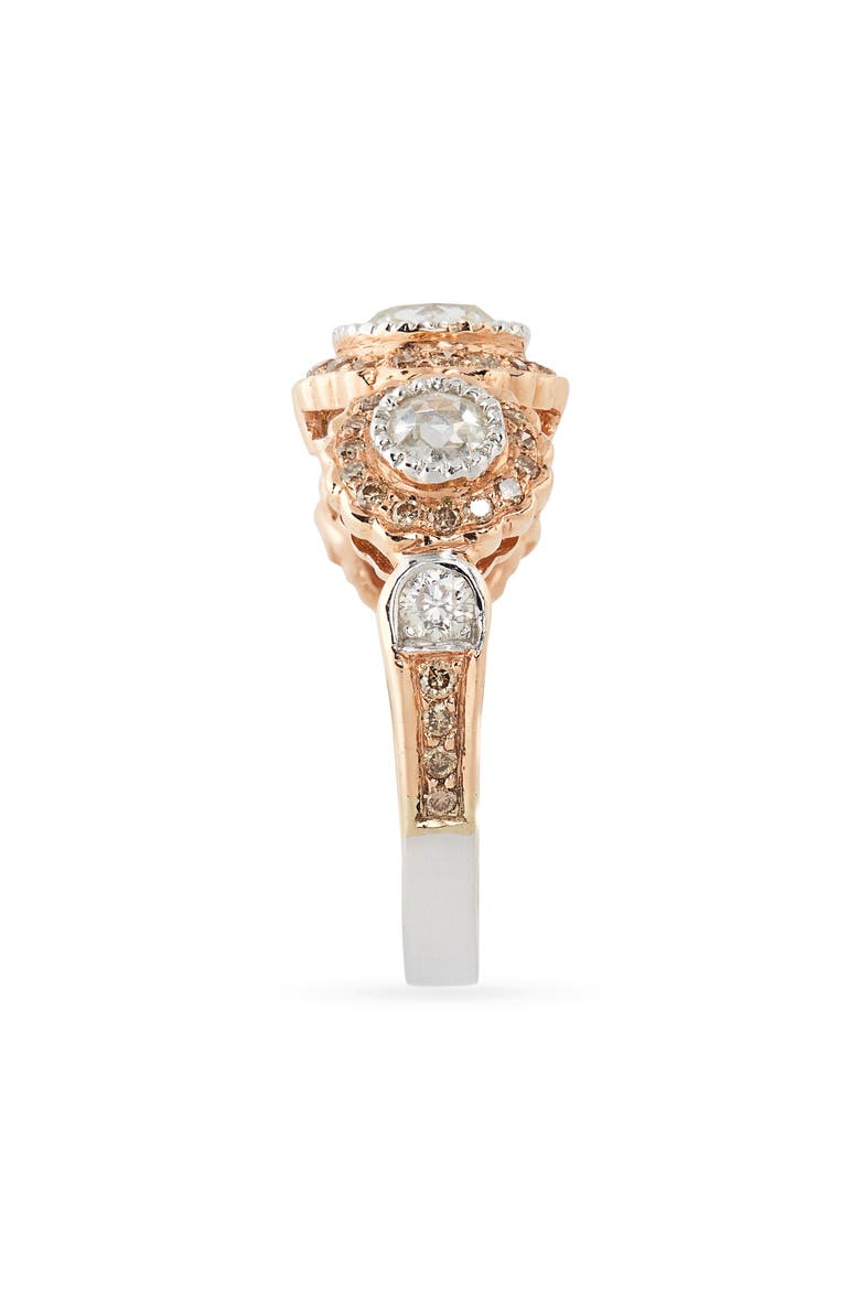 True Romance Diamond Ring, Alternate, color, ROSE GOLD