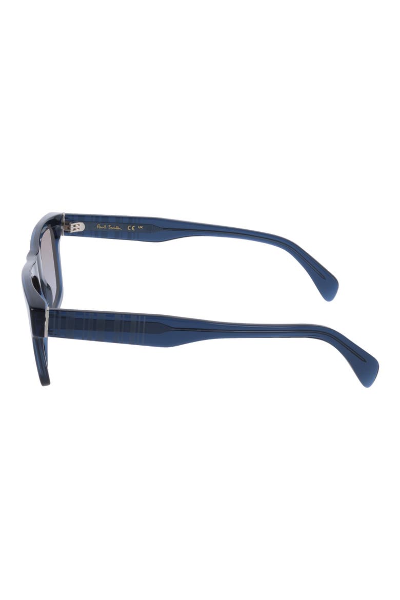 Morrel 54mm Gradient Rectangular Sunglasses, Alternate, color, TRANSPARENT BLUE