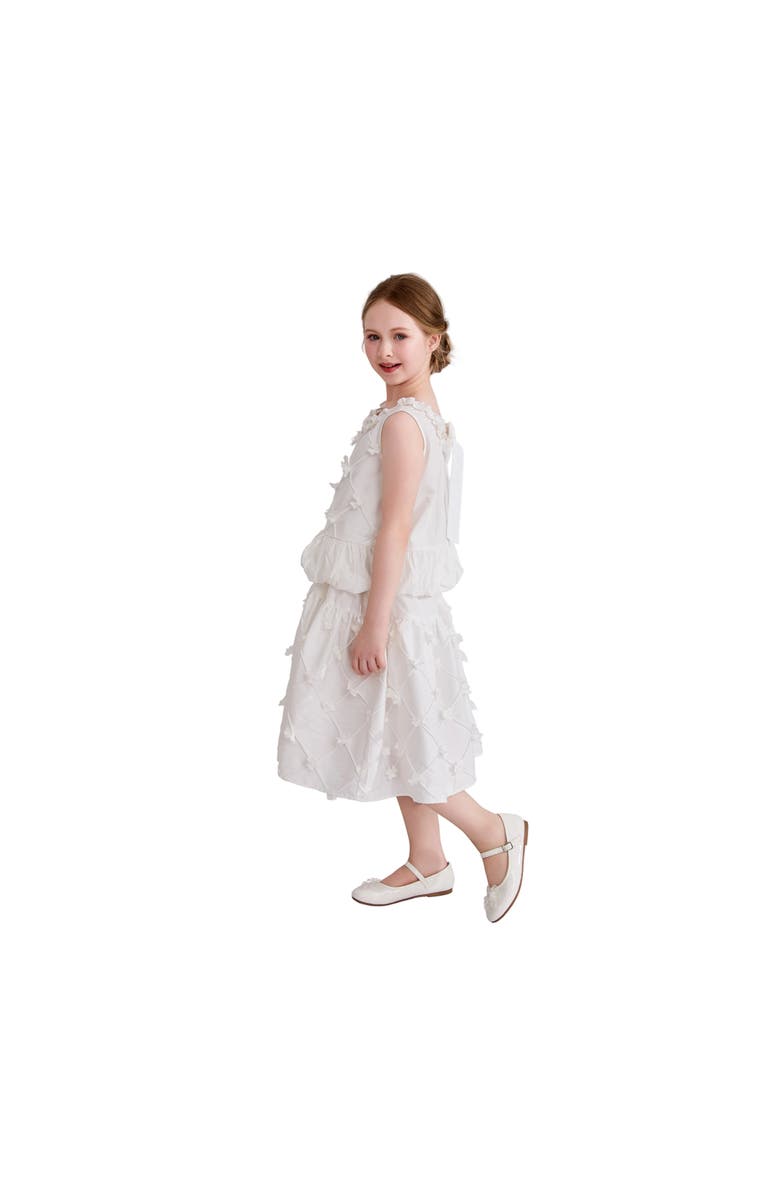 Tulleen Lucienne Quilted Skirt Set, Alternate, color, White