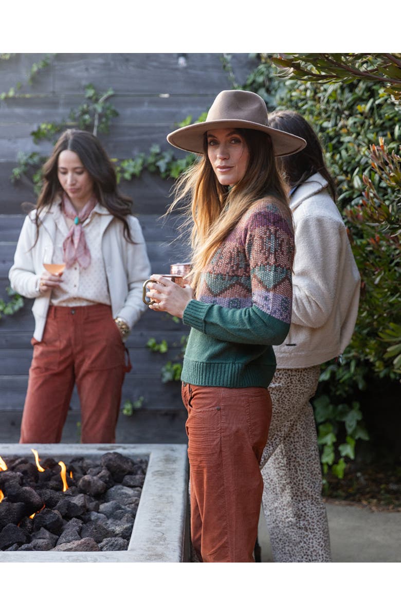 Carve Designs Neve Fairisle Turtleneck, Alternate, color, Bistro Fairisle