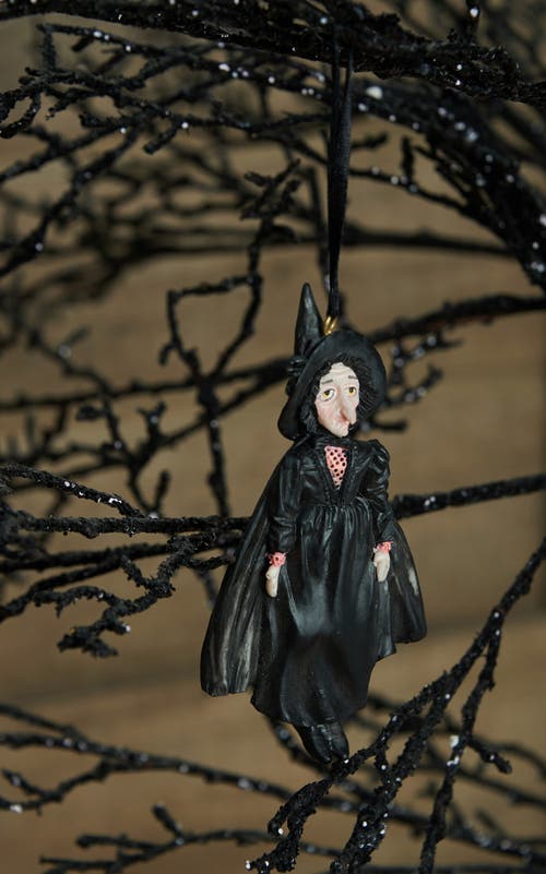 Gallerie Ii Velma Witch Gathered Traditions Joe Spencer Ornament In Black