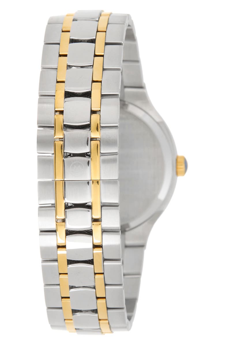 Movado Men's Museum Swiss Quartz Two-Tone Bracelet Watch, 39mm, Alternate, color, Black Dial