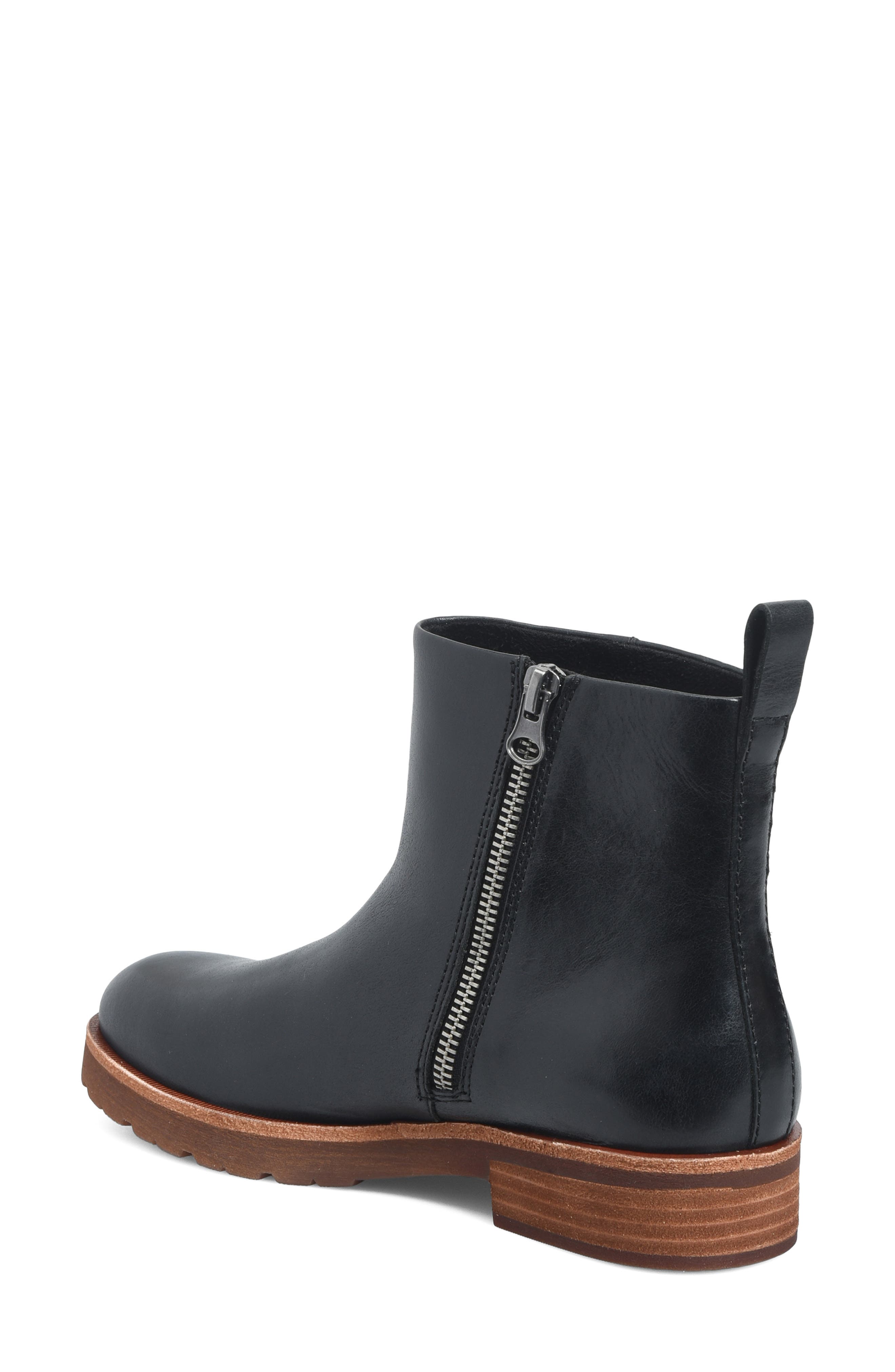 Betheny Bootie, Alternate, color, BLACK LEATHER