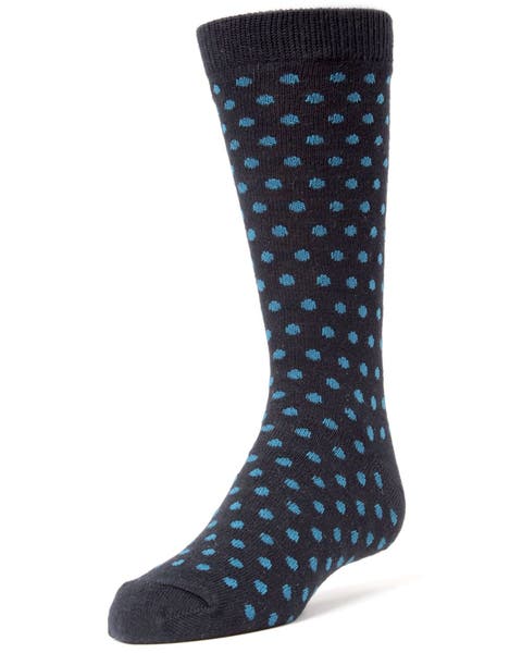 Polka Dot Dress Socks (Big Kid)