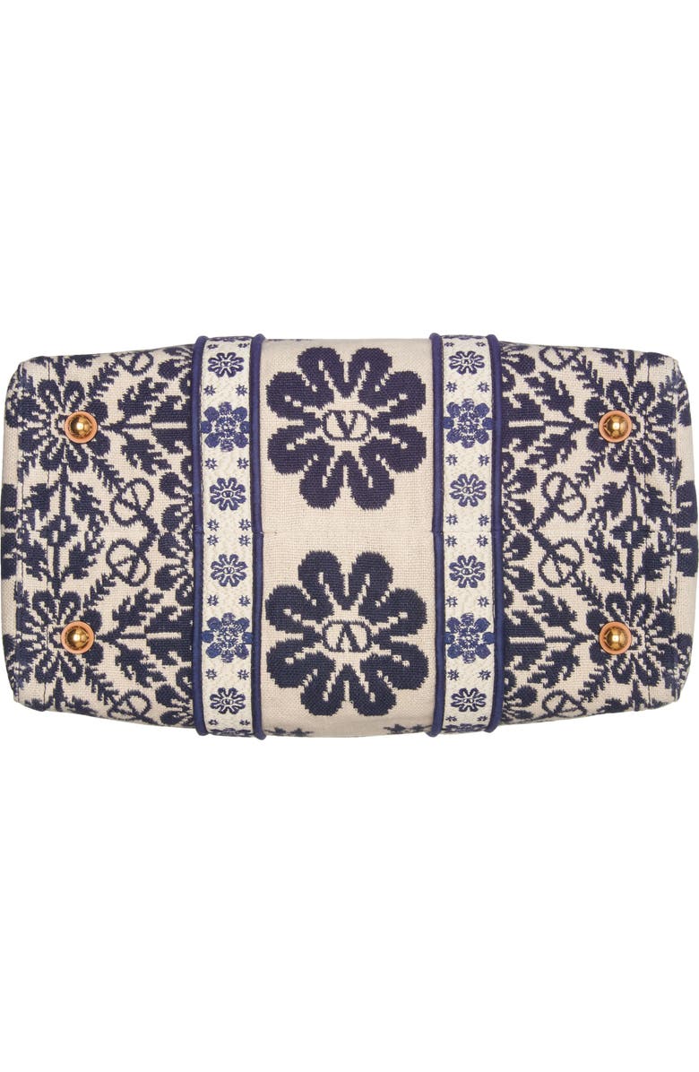 Valentino Garavani Large Antibes Logo Jacquard Canvas Tote, Alternate, color,