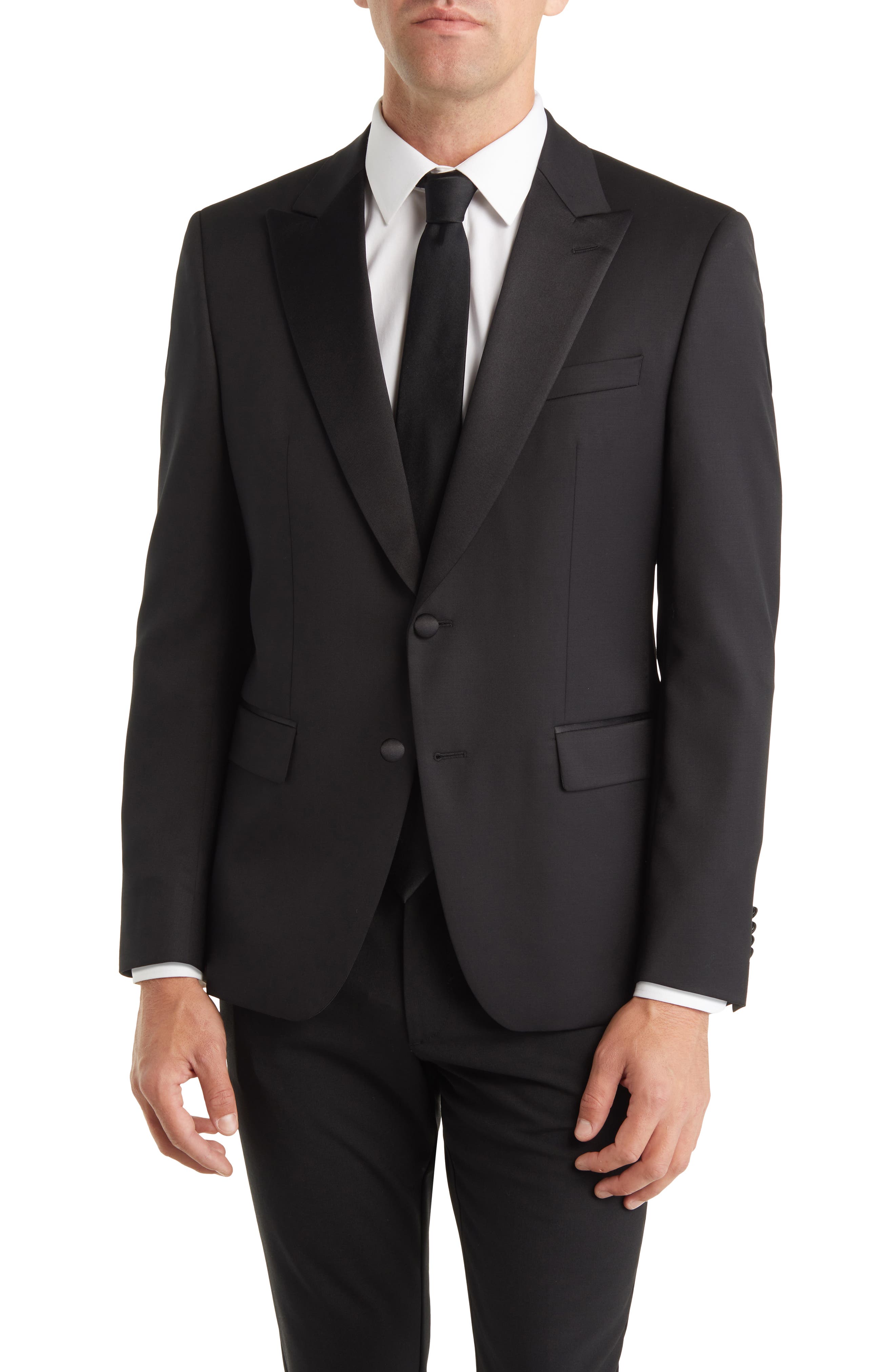 BOSS Huge Tux Virgin Wool Sport Coat