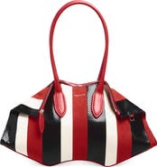McQueen Manta Stripe Handbag