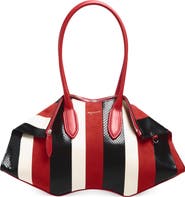 McQueen Manta Stripe Handbag