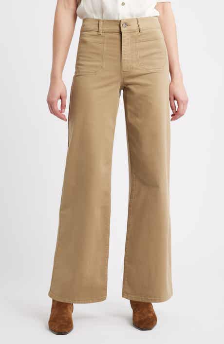 FRAME Le Slim Modernist Pocket Palazzo Jeans