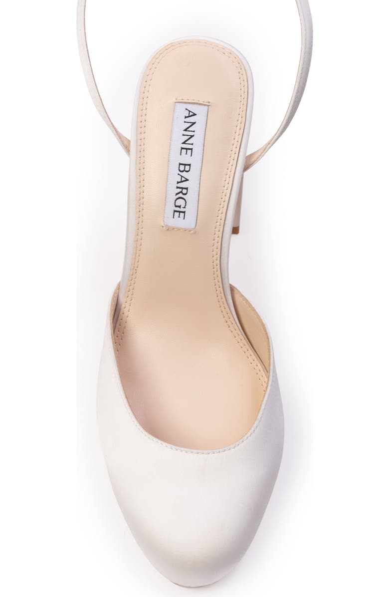 Anne Barge Amara Pump, Alternate, color, White Satin
