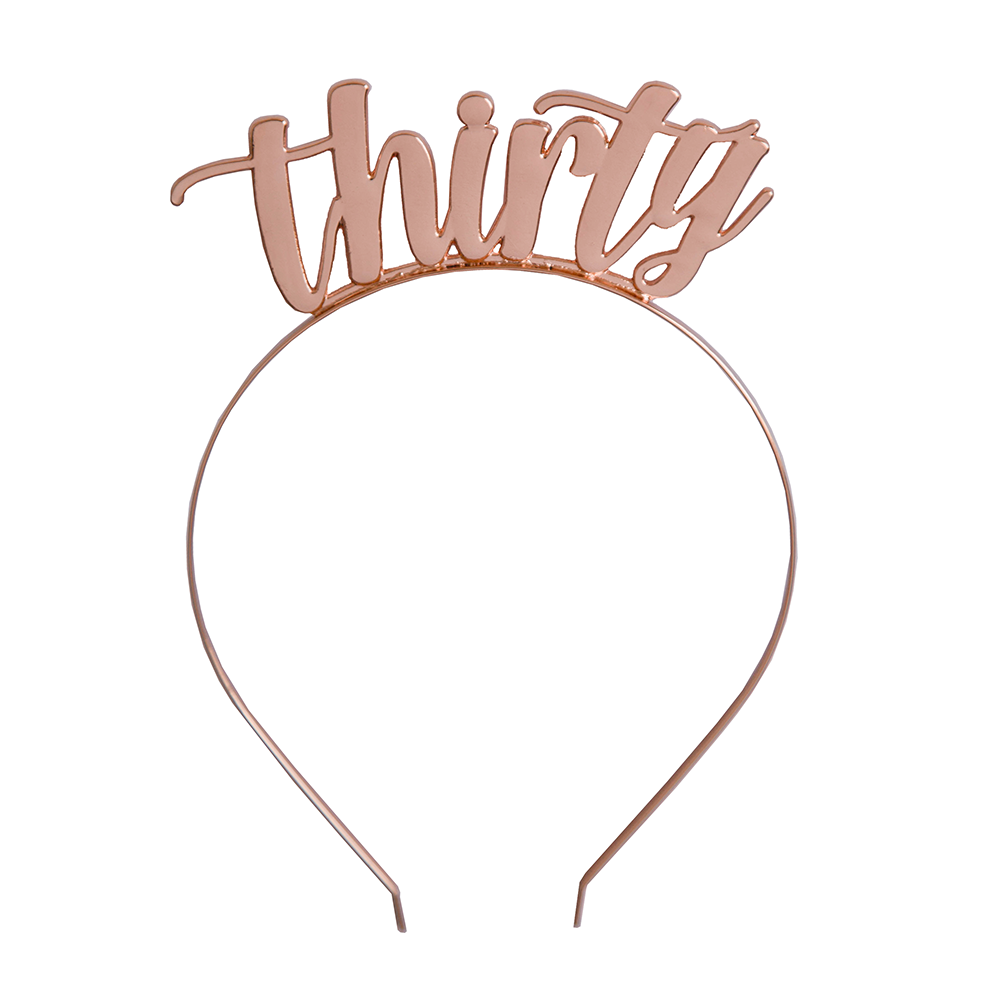 Rose Gold Thirty