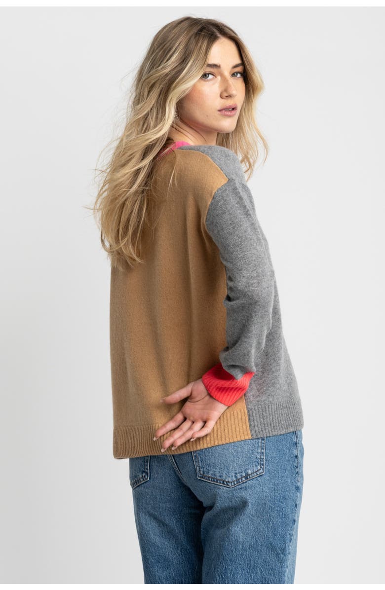 Lisa Todd Color Wheel Cashmere Sweater, Alternate, color, 