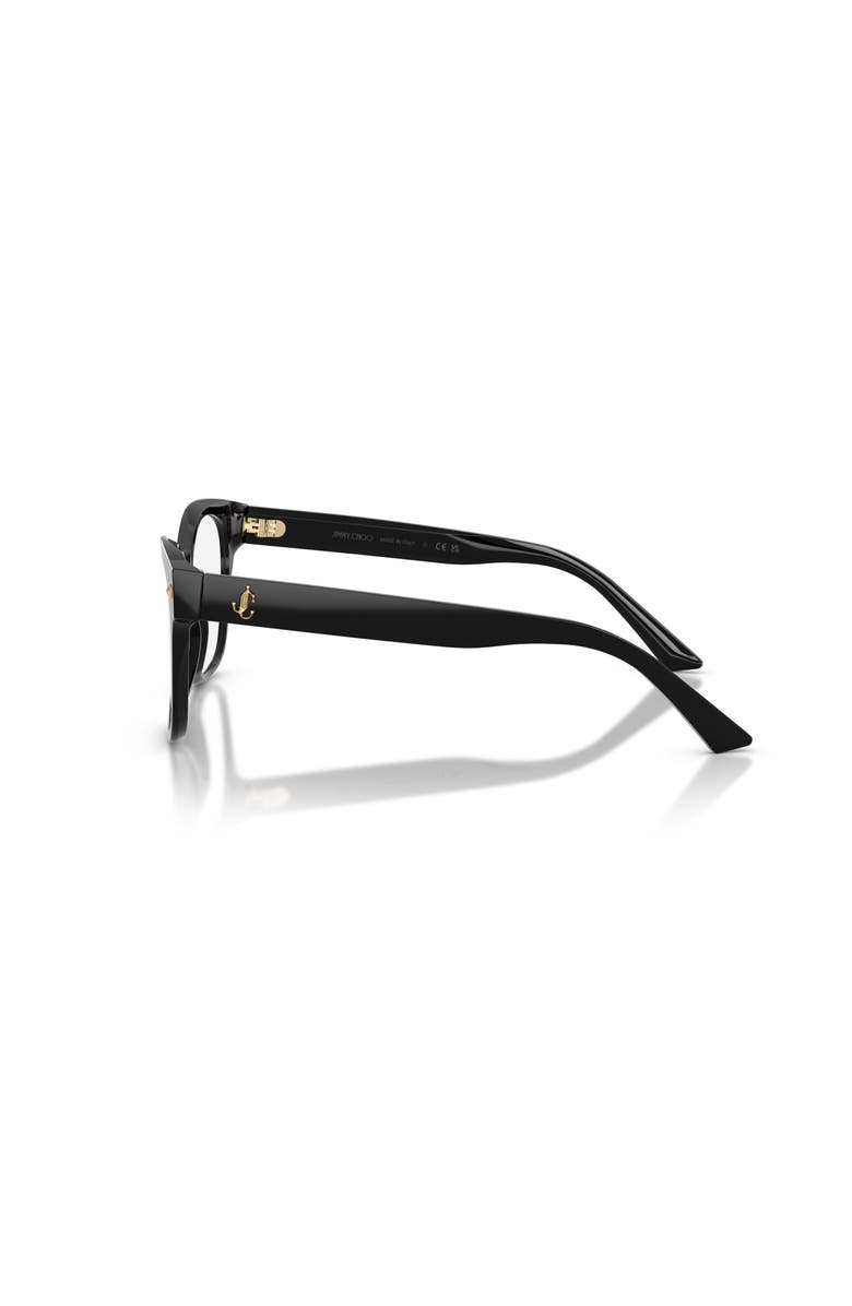 Jimmy Choo 54mm Square optical glasses, Alternate, color, Black