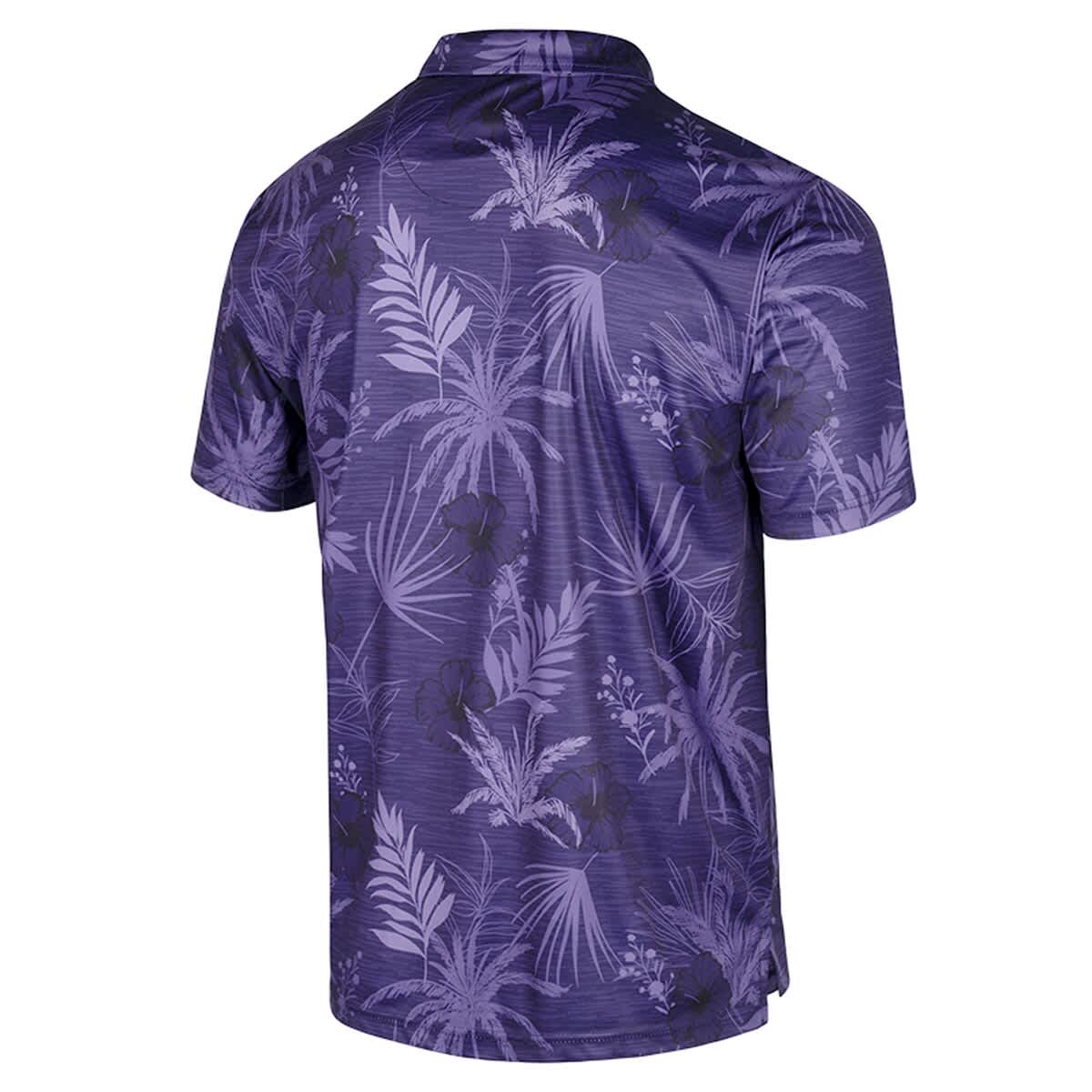 COLOSSEUM Men's Colosseum Purple TCU Horned Frogs Palms Team Polo (Men ...