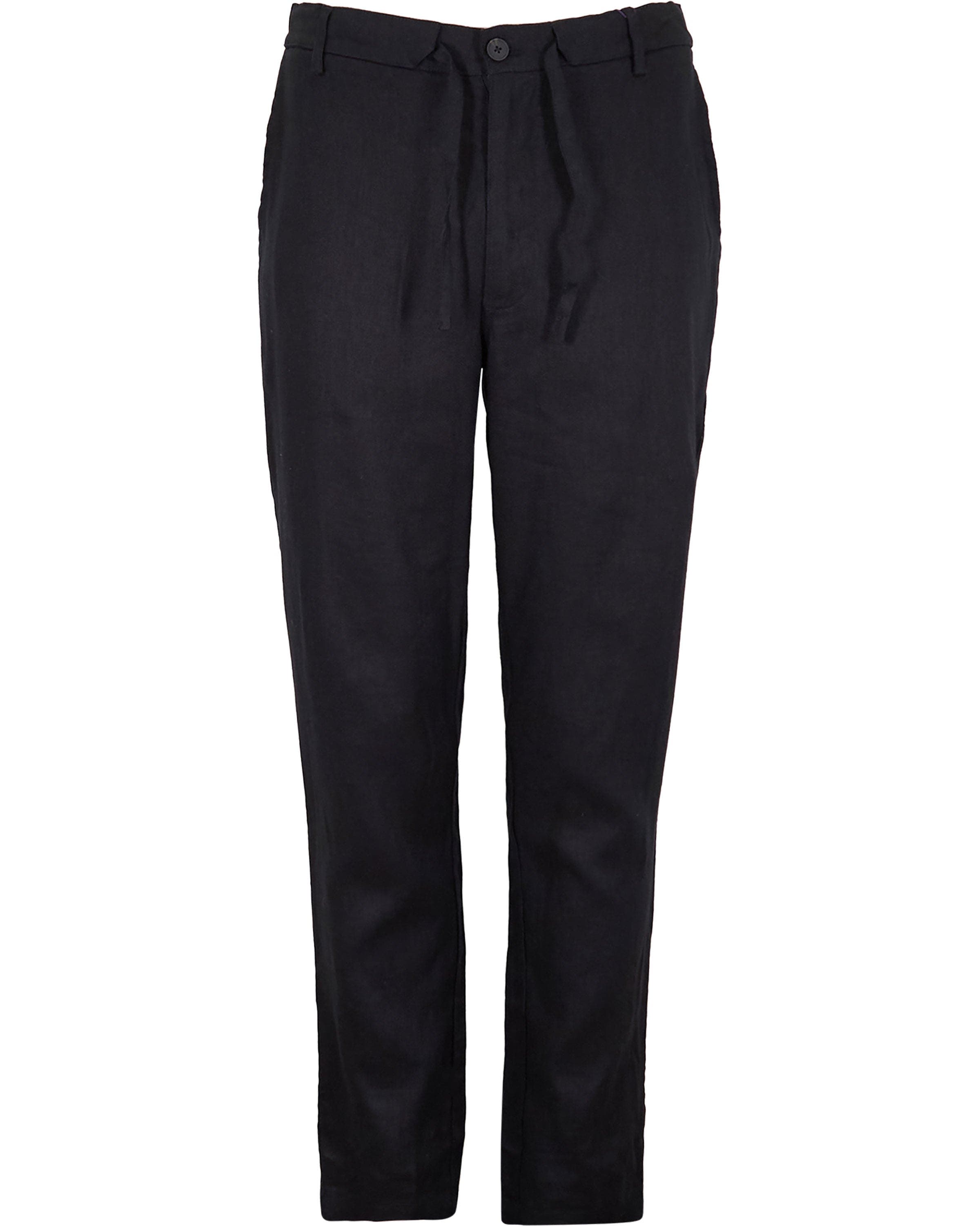 Solid Linen Drawstring Pant