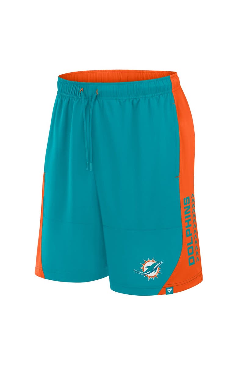FANATICS Men's Fanatics Aqua Miami Dolphins No Defense Shorts, Alternate, color, Aqua