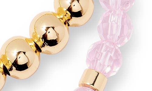 Brook & York Brook And York Makenna Set Of 2 Birthstone Beaded Stretch Bracelets