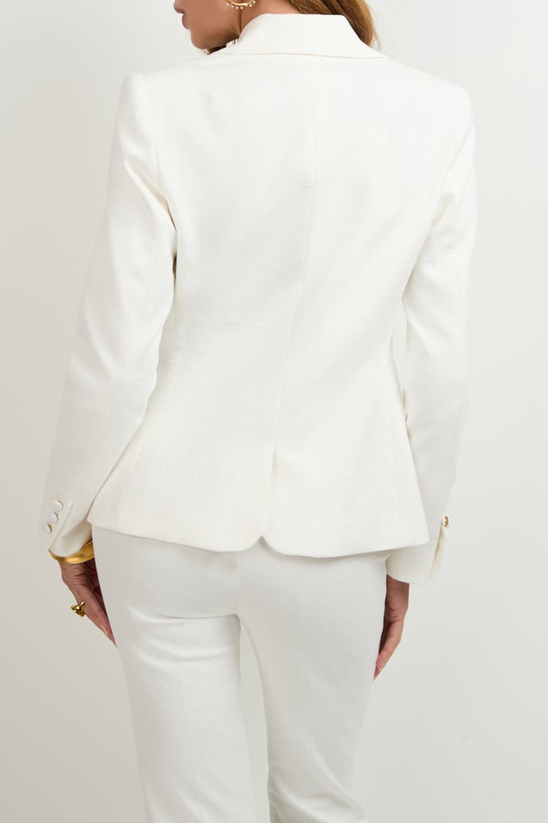 Incanta Fitted Blazer, Alternate, color, Whitewash