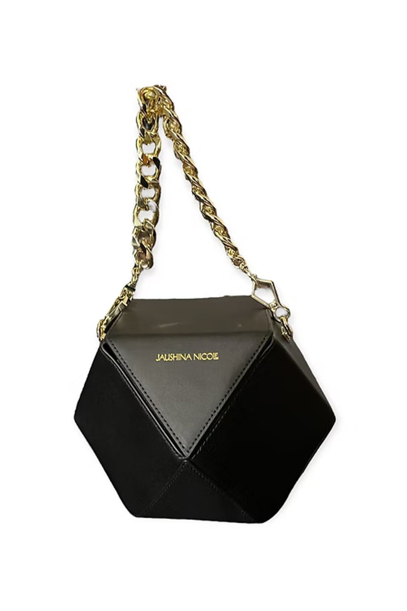 Jaushina Nicole Tetra Top Handle Bag, Alternate, color, Black