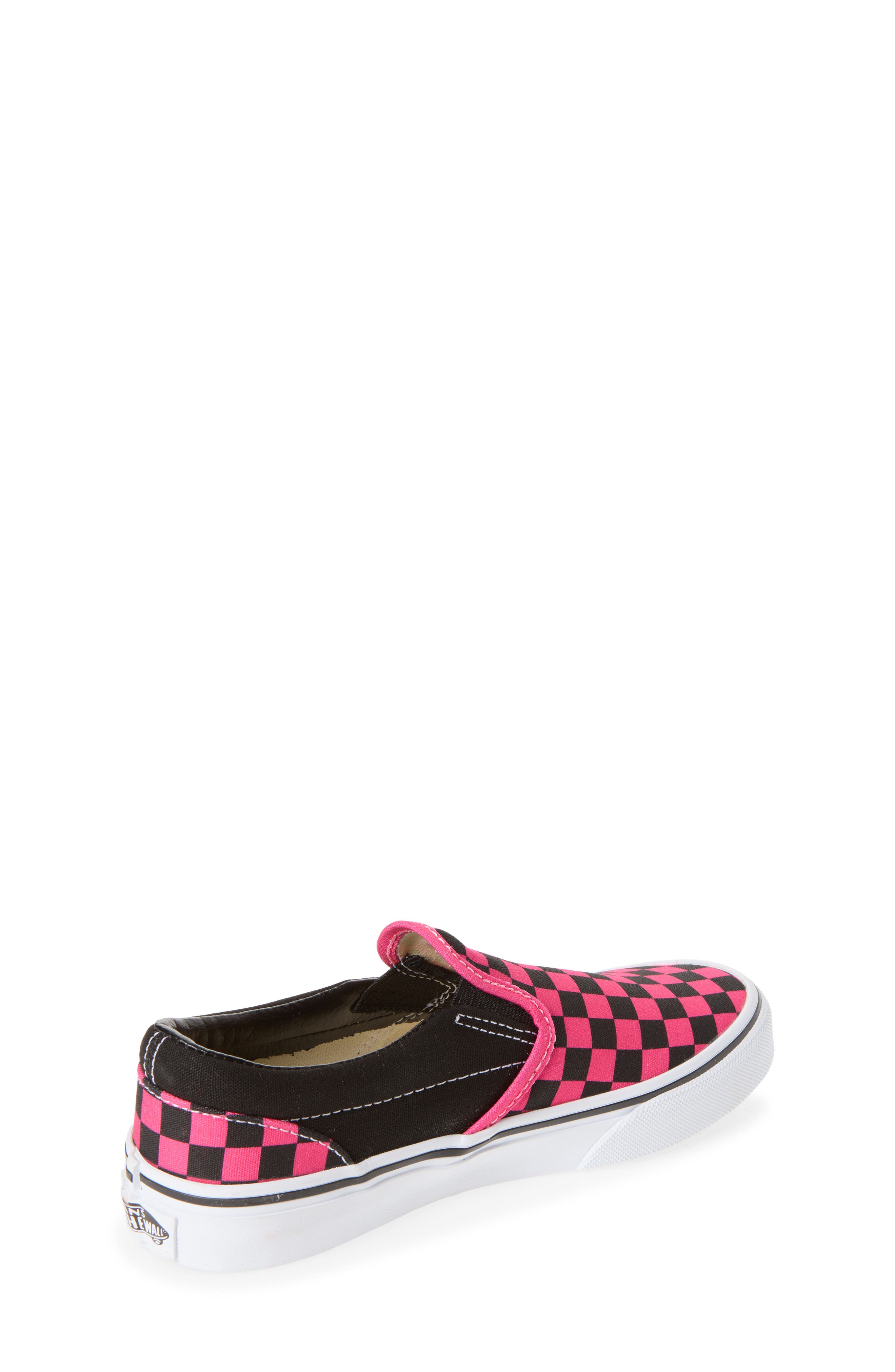Kids' Classic Slip-On Sneaker, Alternate, color, CHBD BLKPK