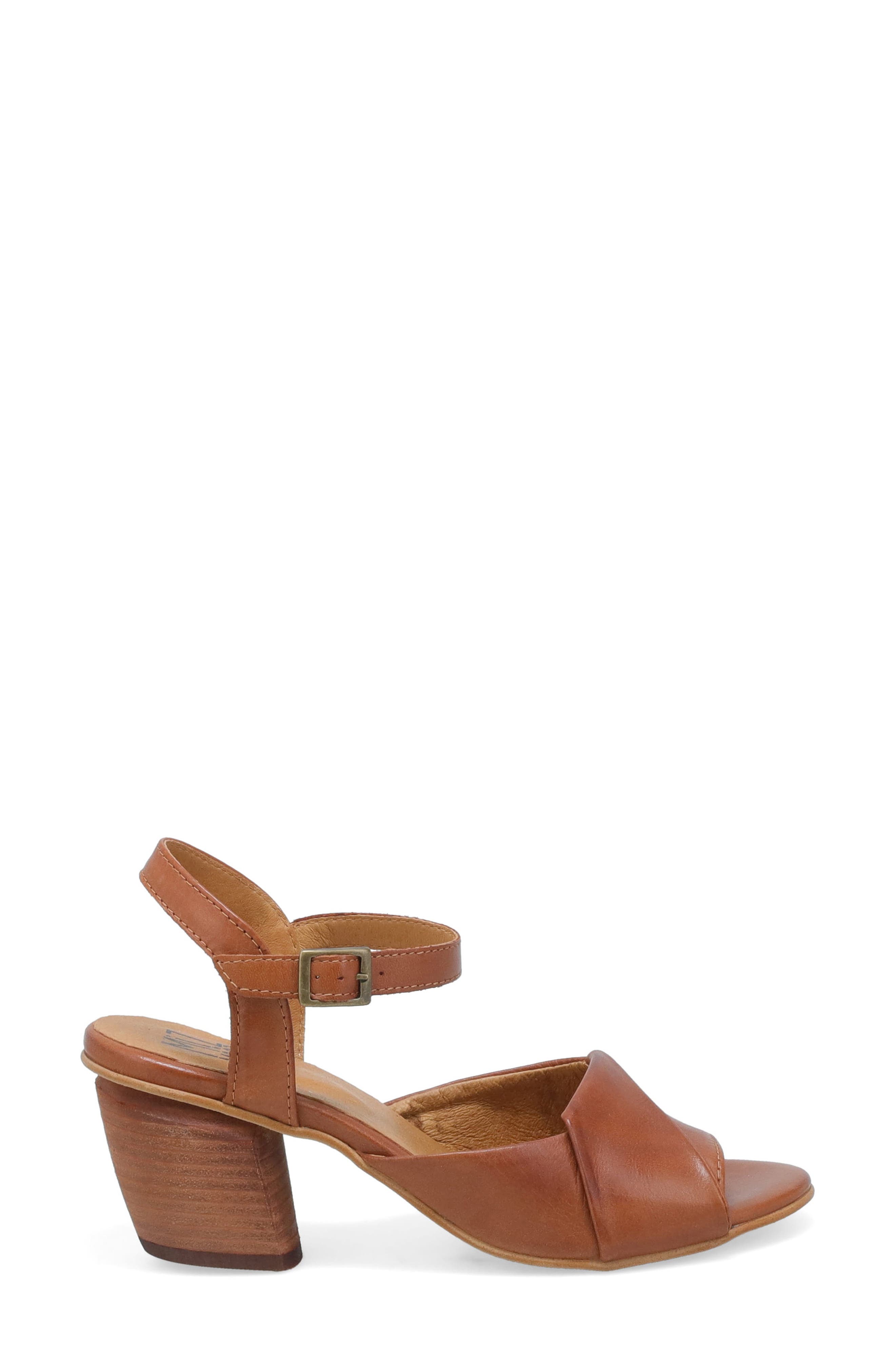 Attie Ankle Strap Sandal, Alternate, color, BRANDY