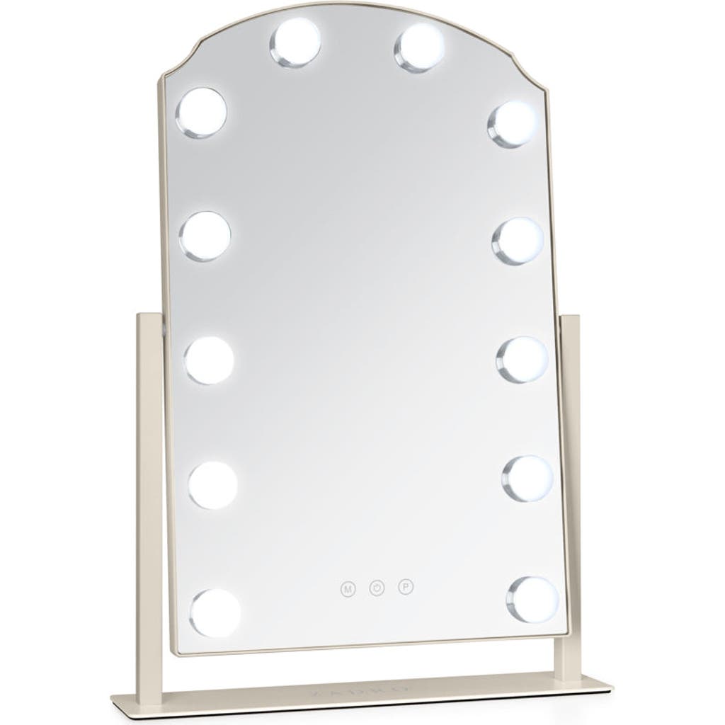 Zadro Scalloped Edge Hollywood Led Vanity Mirror In Metallic