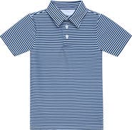 Courtside Kids Boys Thin Stripe Polo Shirt