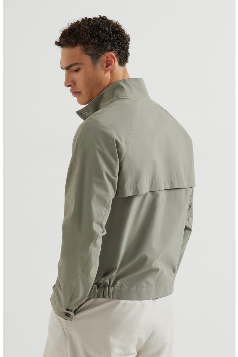 Gabardine outerwear jacket, Alternate, color, Khaki