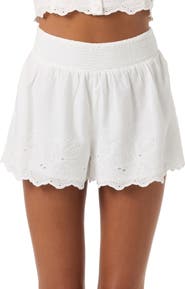 O'Neill Annalee Eyelet Waist Shorts