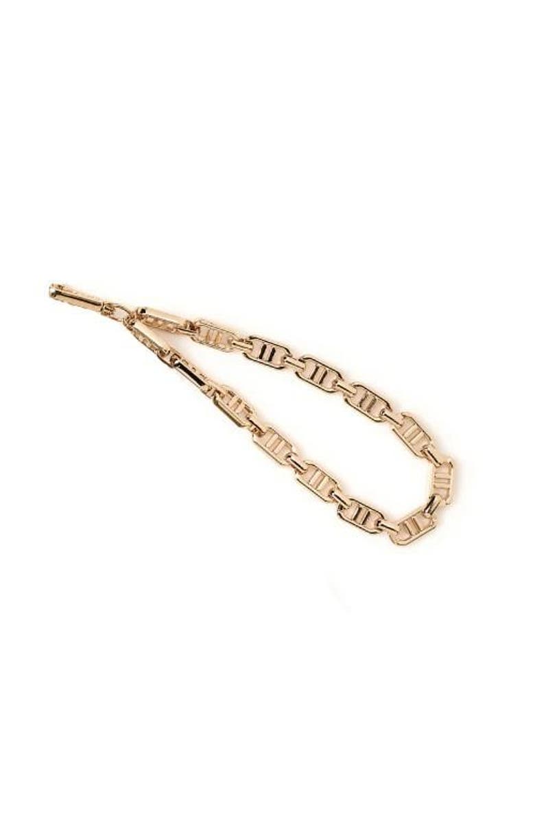 DESERI Paris Signature Dd Wristlet Strap, Main, color, Gold