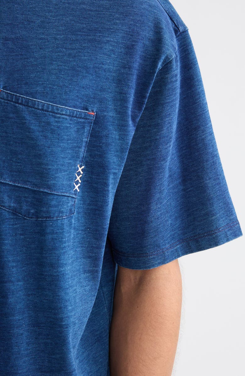 Scotch & Soda Washed Indigo One-Pocket T-Shirt, Alternate, color, Washed Indigo