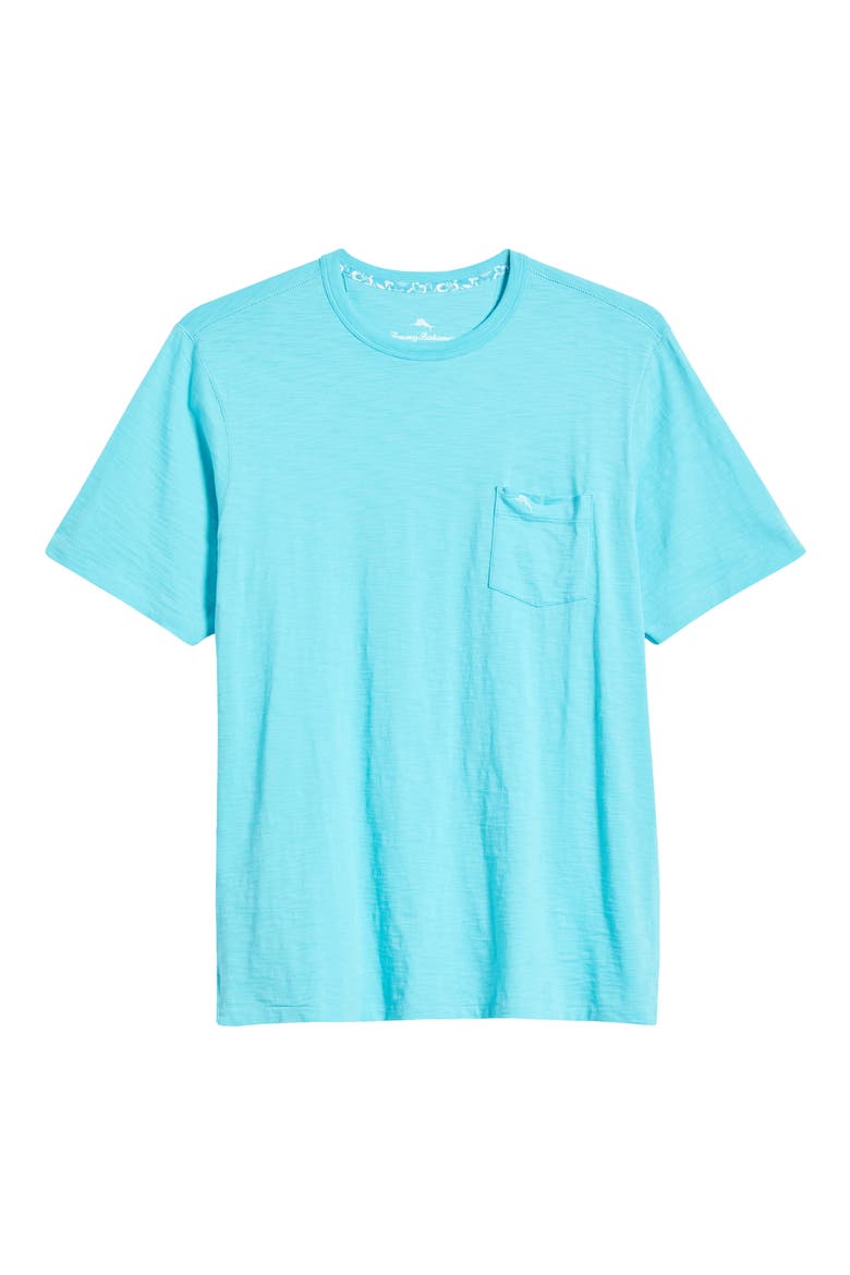 Bali Beach Crewneck T-Shirt, Alternate, color, BLUE CURACAO