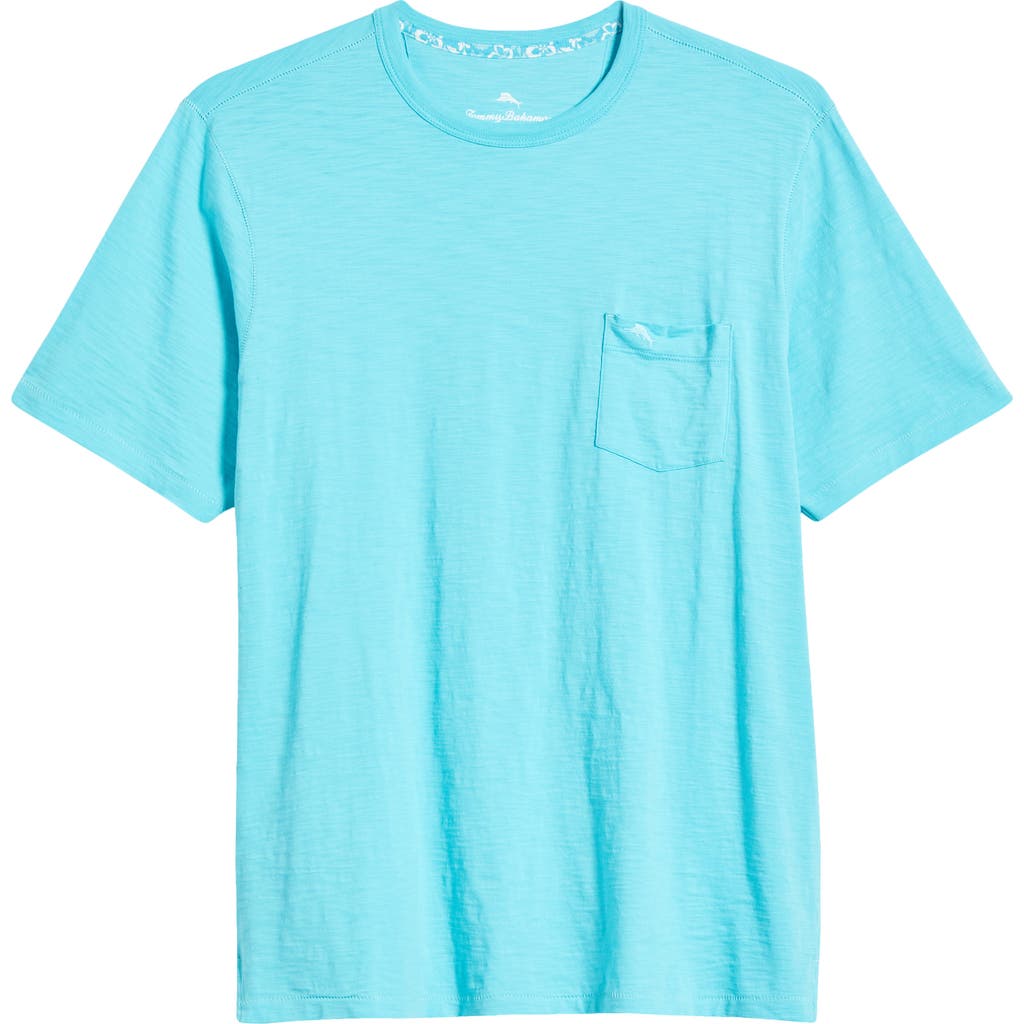 Tommy Bahama Bali Beach Crewneck T-shirt In Blue Curacao