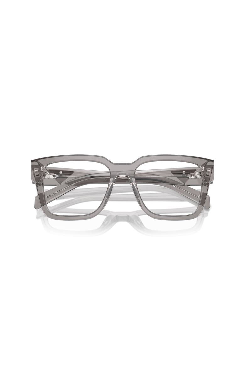 Prada 52mm Square optical glasses, Alternate, color, Grey