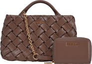 bebe Luca Satchel with Matching Wallet