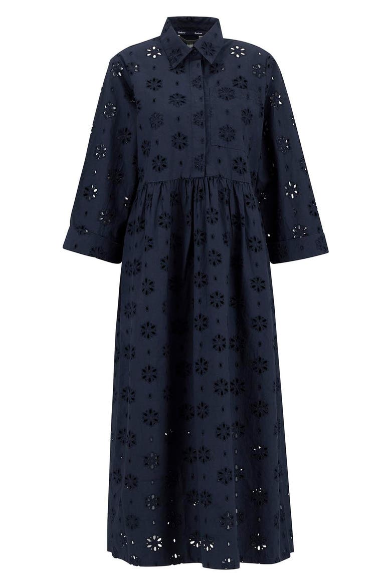 Melissa Long Sleeve Shirtdress, Alternate, color, NAVY