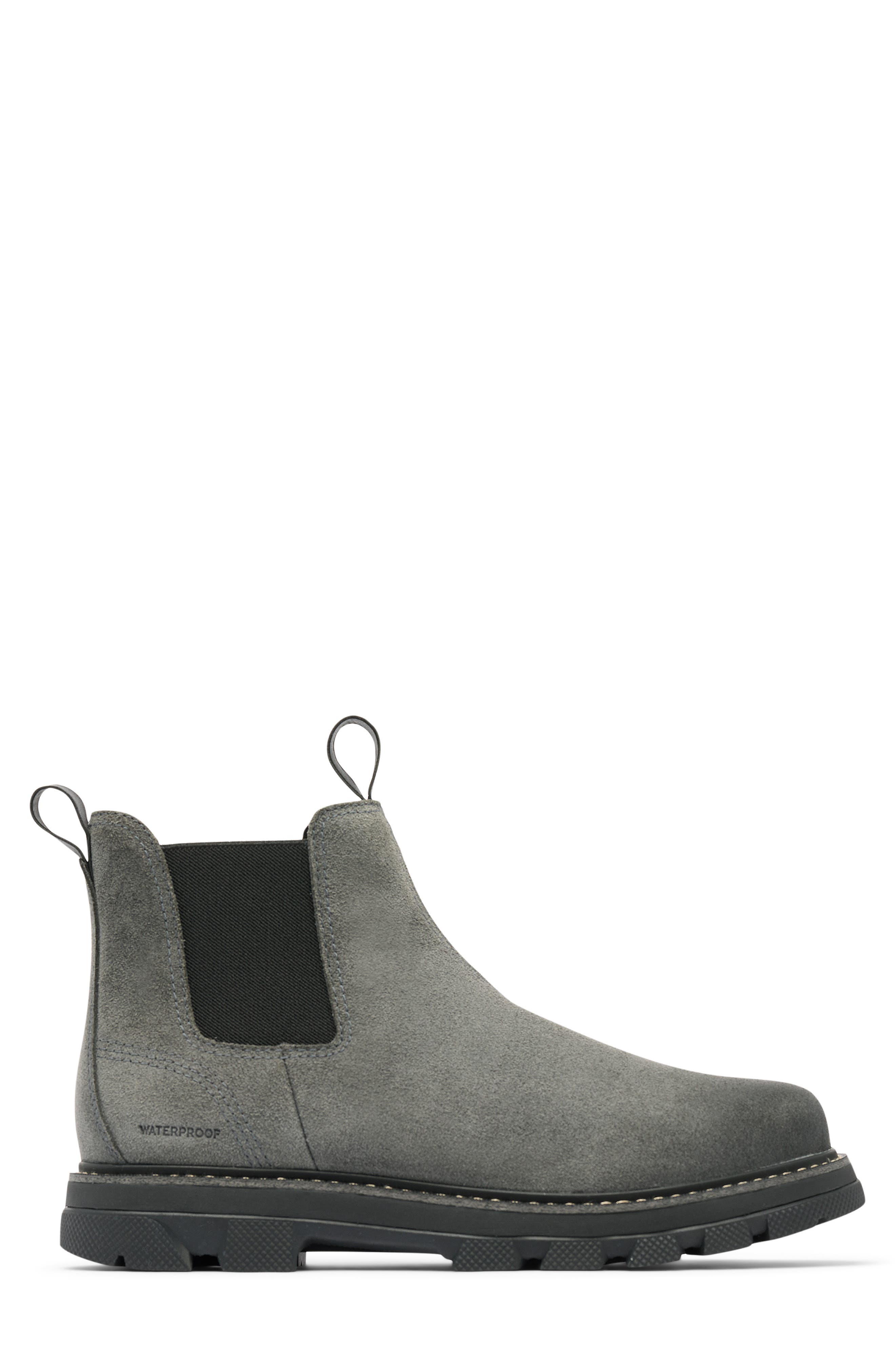 Lark-47 Waterproof Chelsea Boot, Alternate, color, GRILL/ BLACK