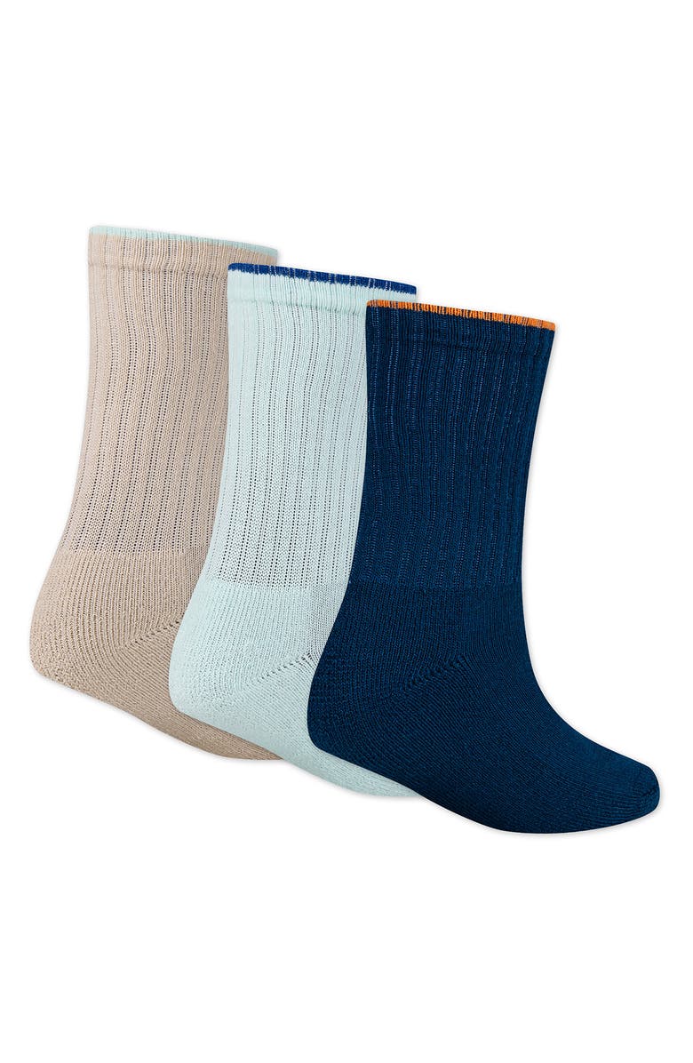Nike Snow Way 3-Pack Assorted Crew Socks, Alternate, color, Sanddrift
