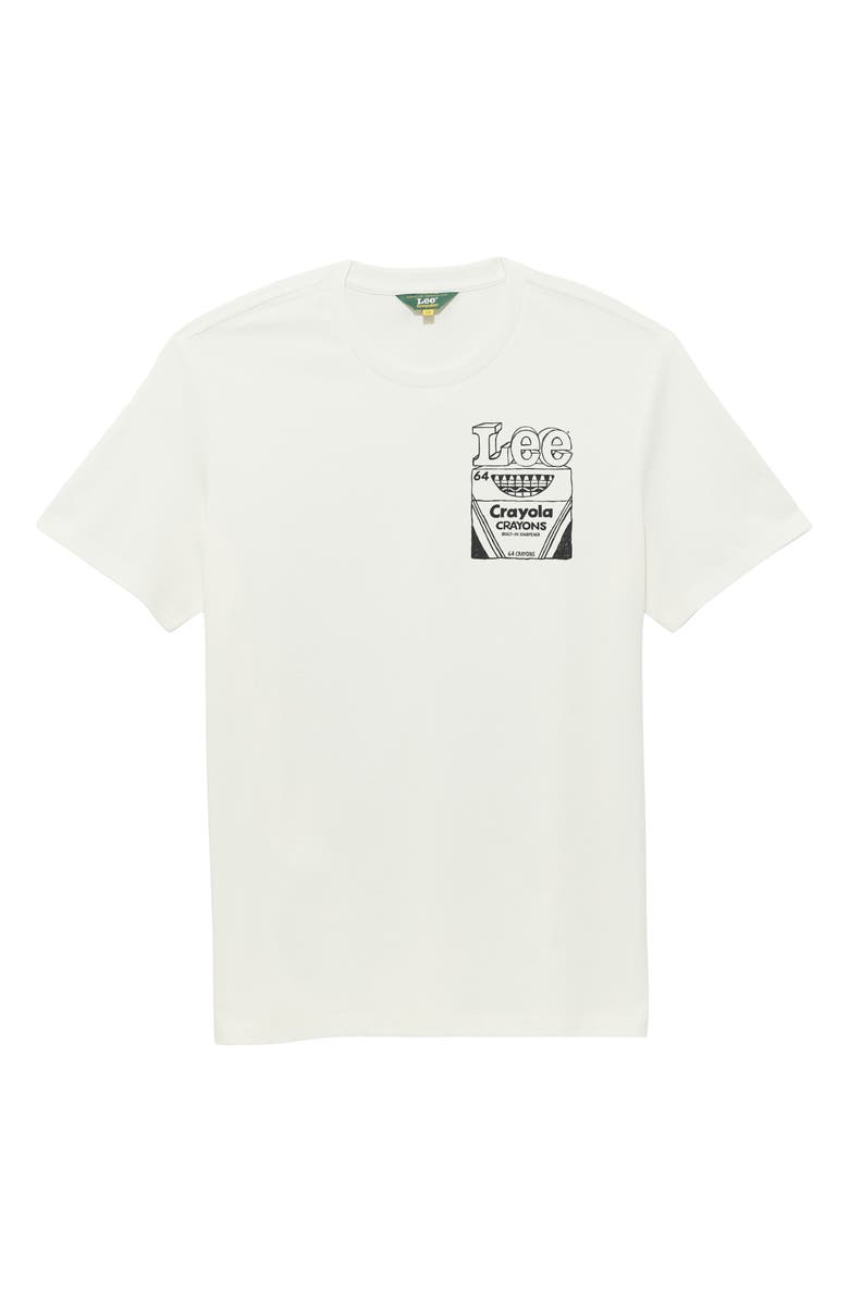 Lee x Crayola Box Graphic T-Shirt, Alternate, color, Bright White
