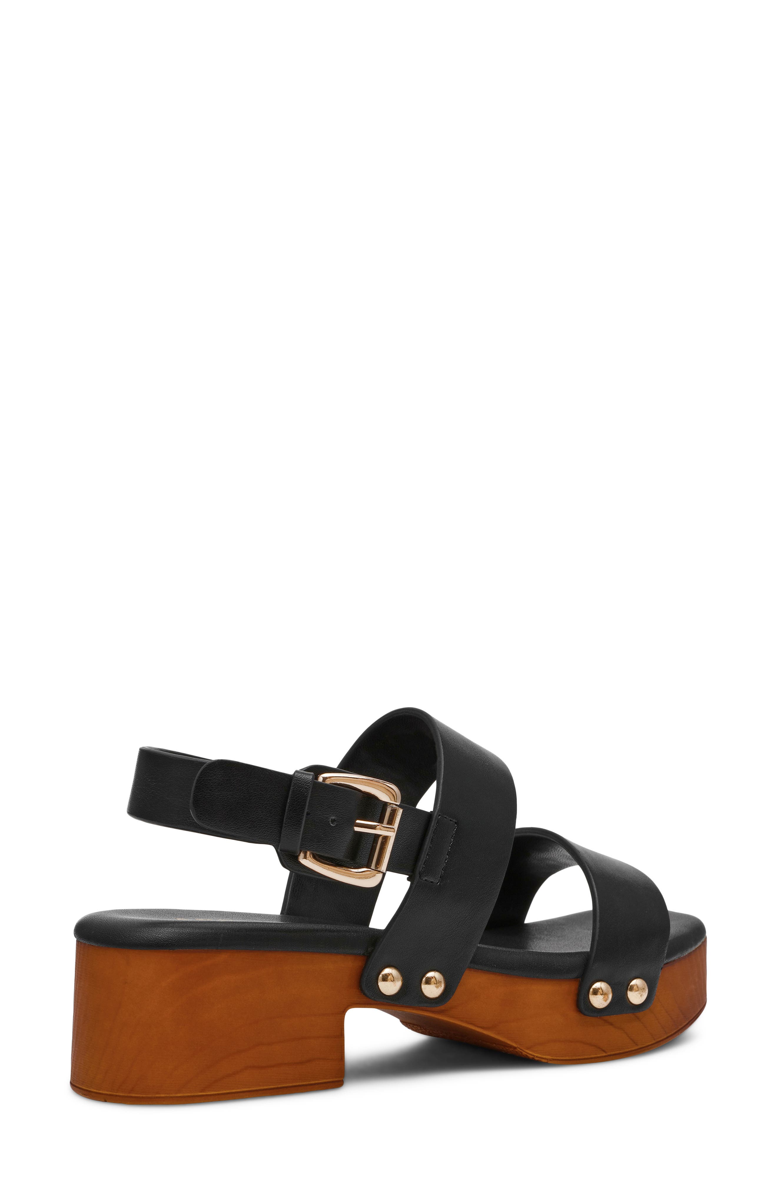 Anne Klein Fern Slingback Platform Sandal, Alternate, color, Black