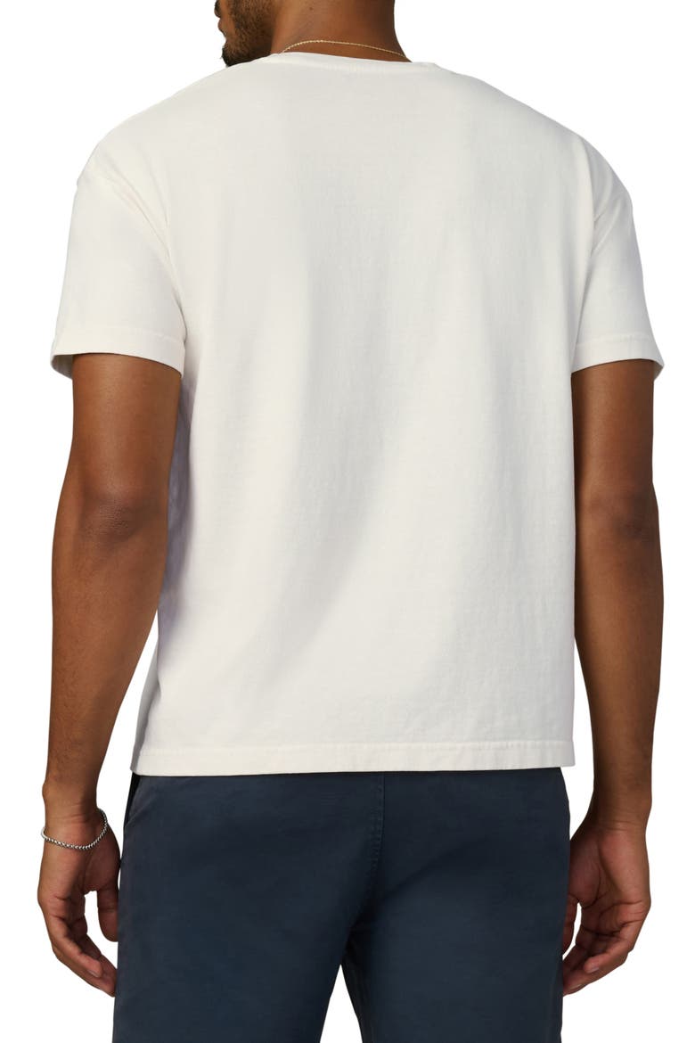 Embroidered Chest Patch T-Shirt, Alternate, color, COCONUT MILK